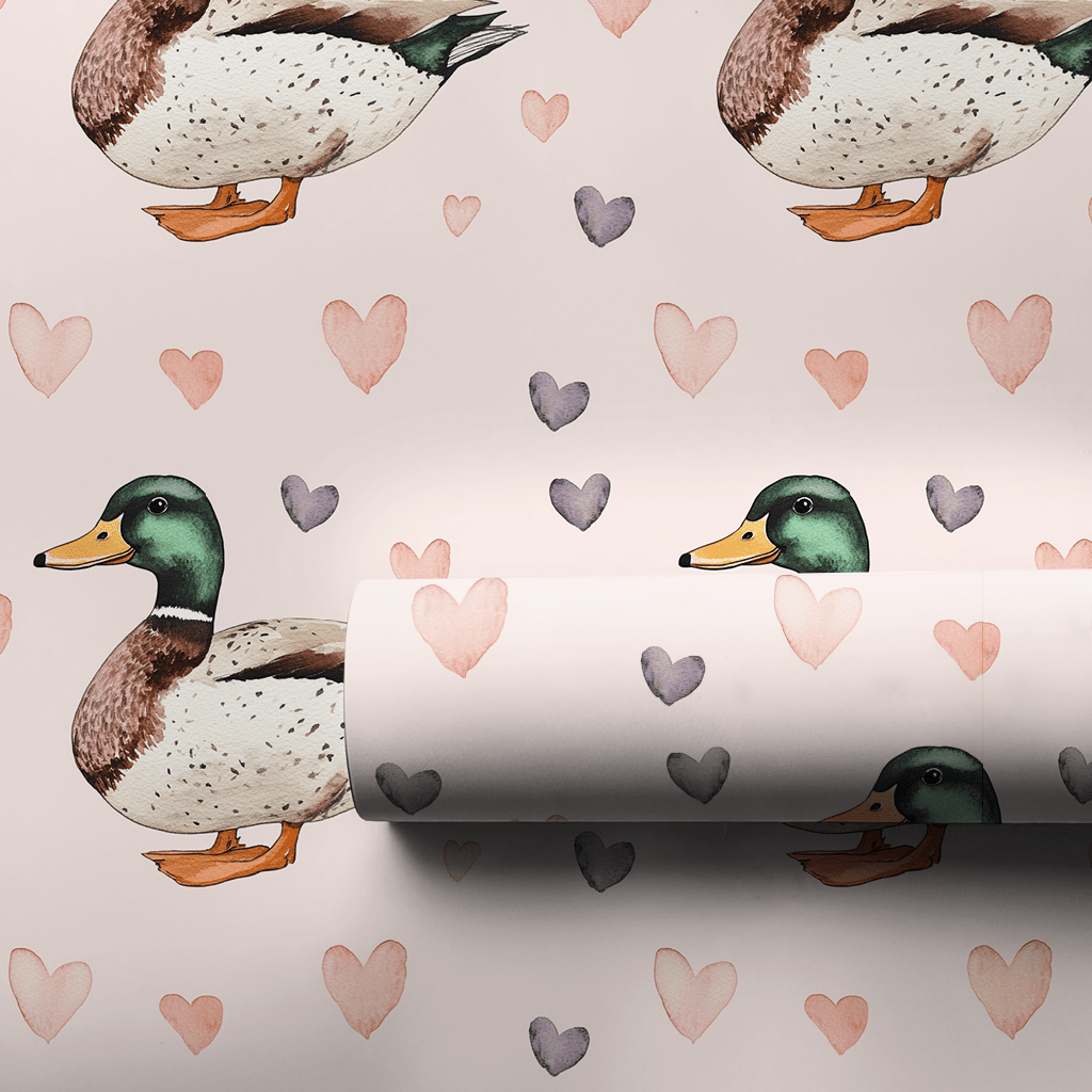 Love on the Pond - Wrapping Paper - Aspen & Arlo