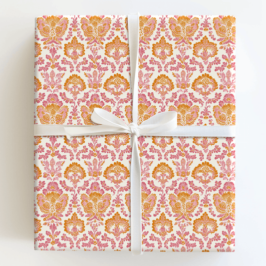 Pink Stain Glass - Wrapping Paper - Aspen & Arlo