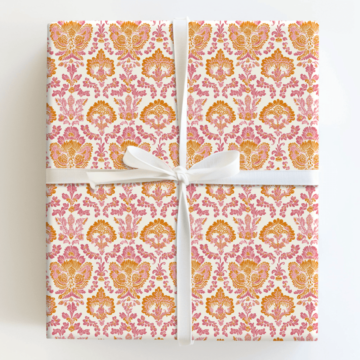 Pink Stain Glass - Wrapping Paper - Aspen & Arlo