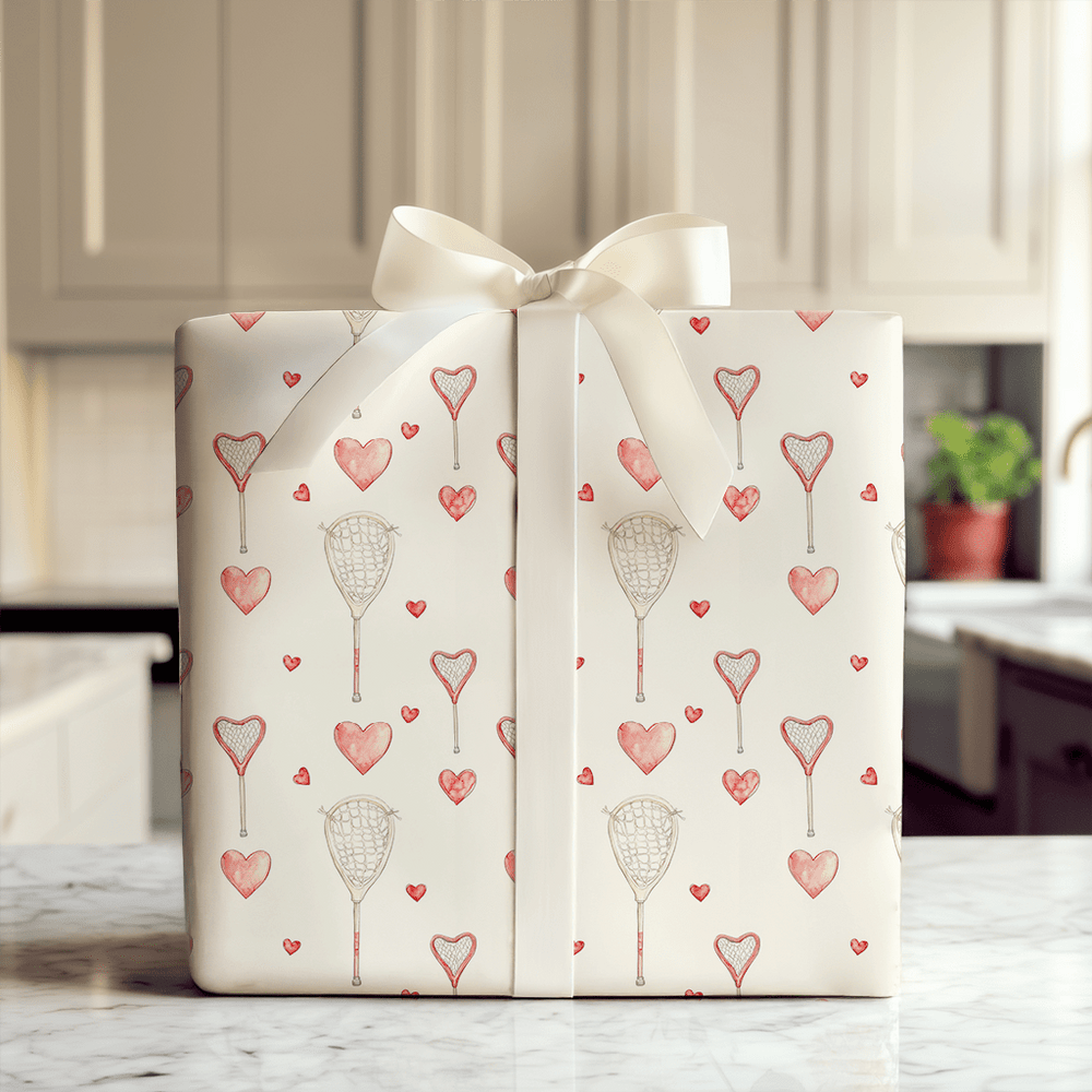 Crosse My Heart - Wrapping Paper - Aspen & Arlo