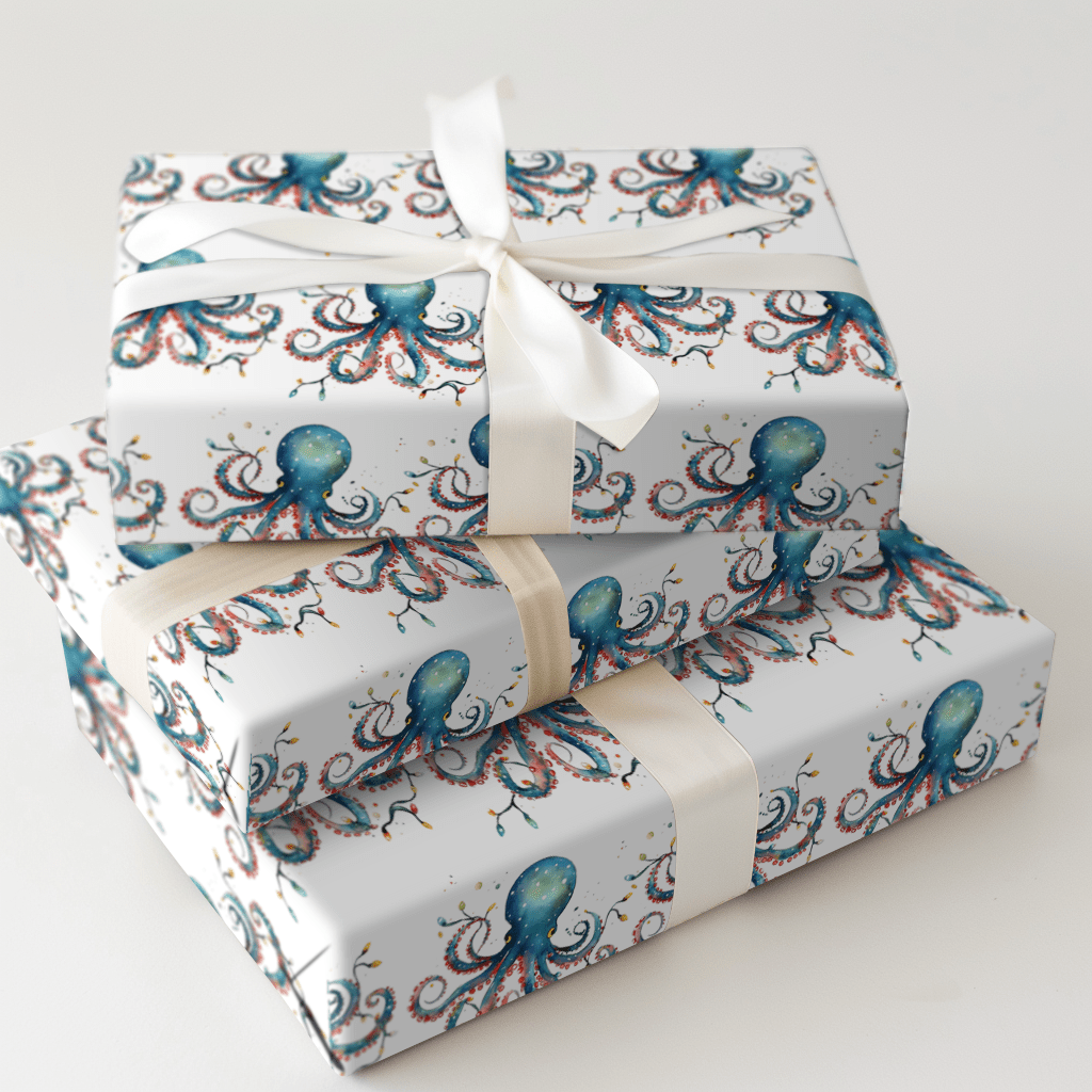 Lights at Eight - Wrapping Paper - Aspen & Arlo