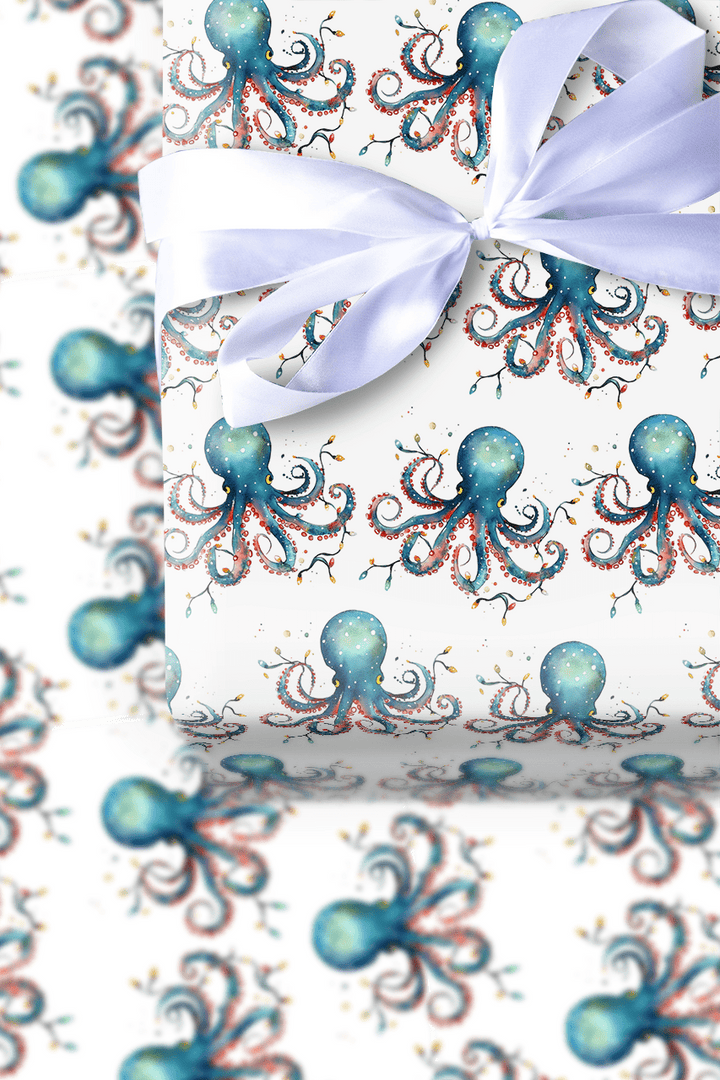 Lights at Eight - Wrapping Paper - Aspen & Arlo