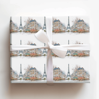 Joyeux Lights in Paris - Wrapping Paper - Aspen & Arlo