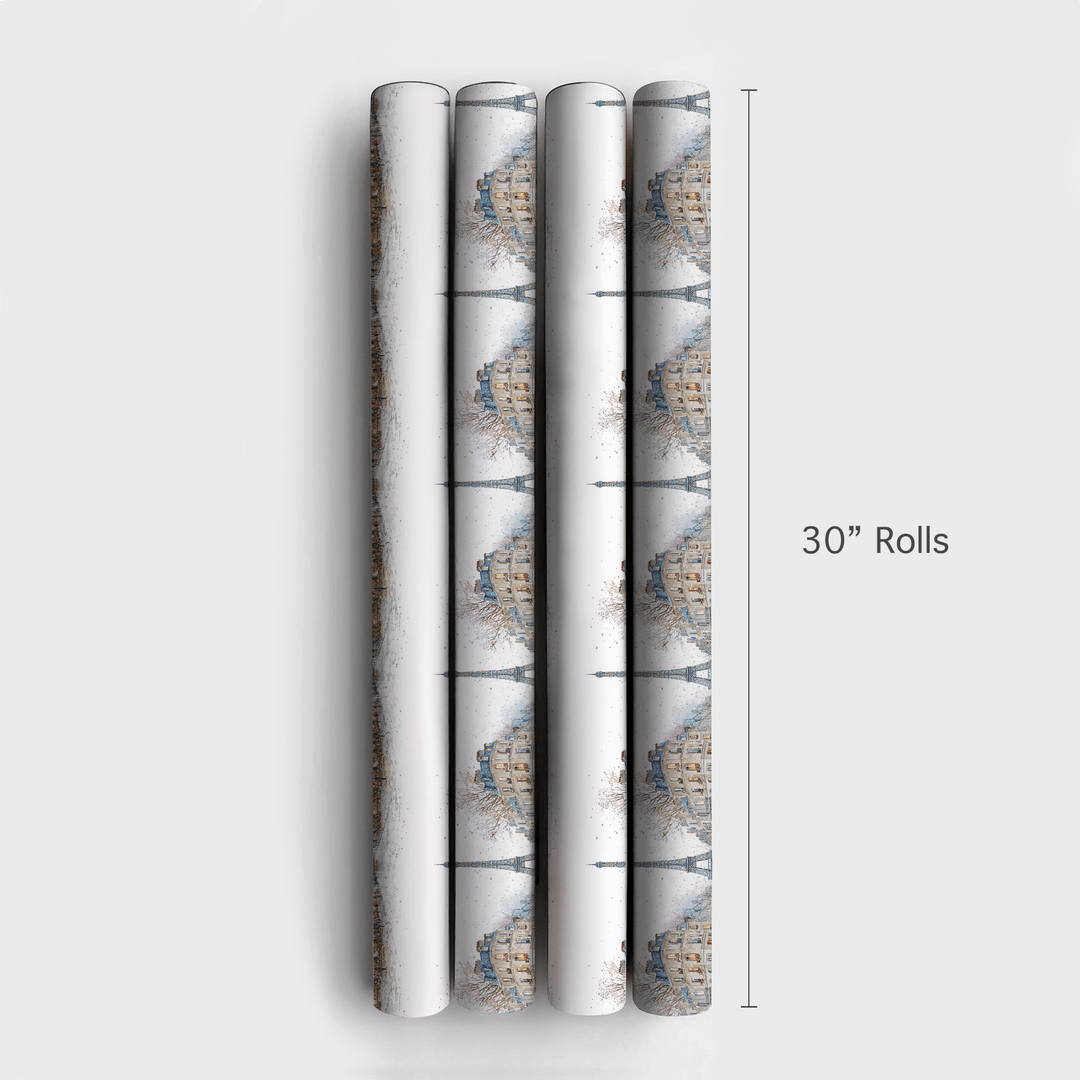 Joyeux Lights in Paris - Wrapping Paper - Aspen & Arlo