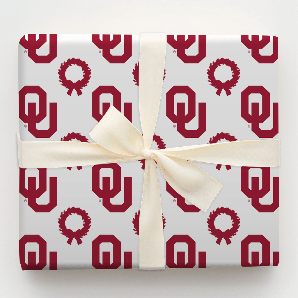 OU Wreath - Wrapping Paper - Aspen & Arlo