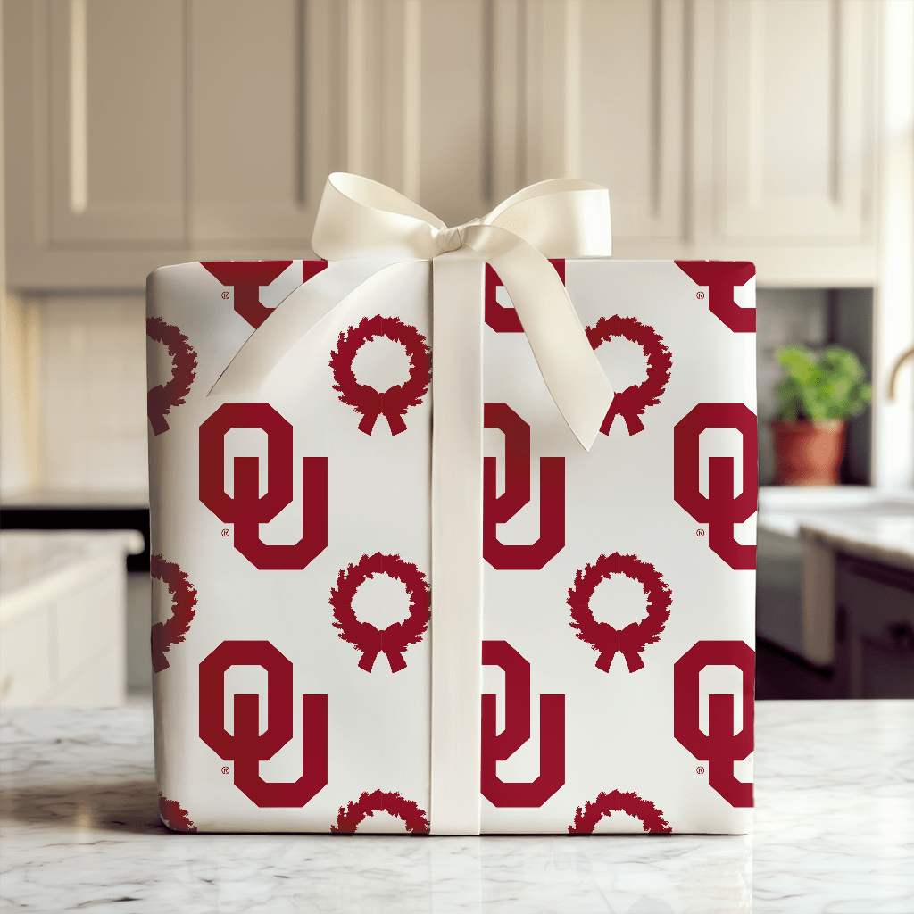 OU Wreath - Wrapping Paper - Aspen & Arlo