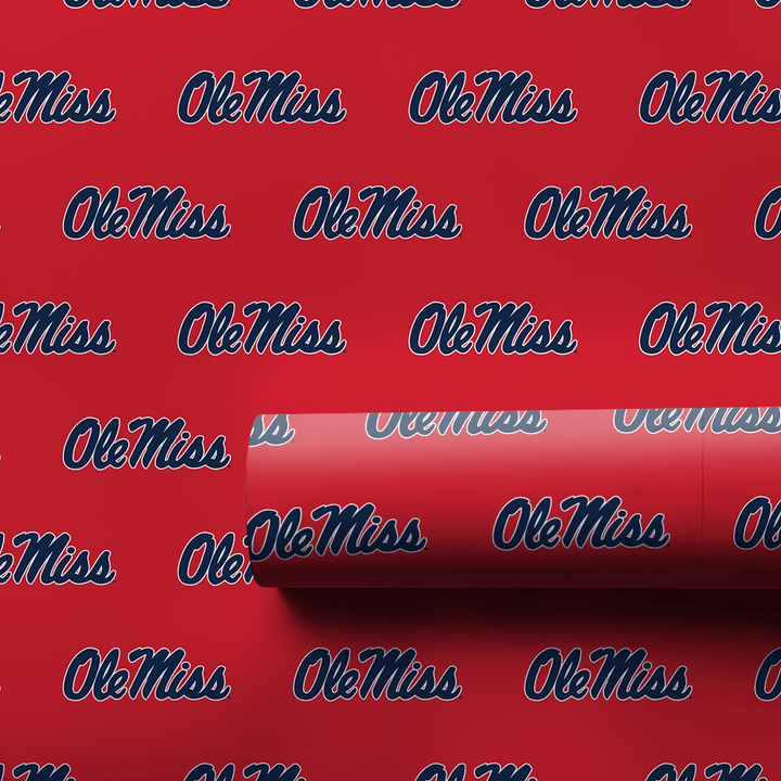 Ole Miss Red - Wrapping Paper - Aspen & Arlo