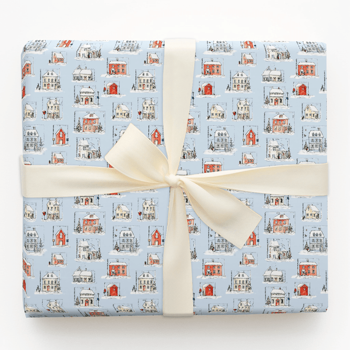 Vintage Christmas Postcards - Wrapping Paper - Aspen & Arlo