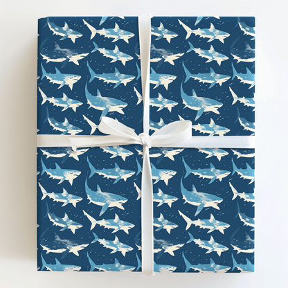 Shark Bite - Wrapping Paper - Aspen & Arlo
