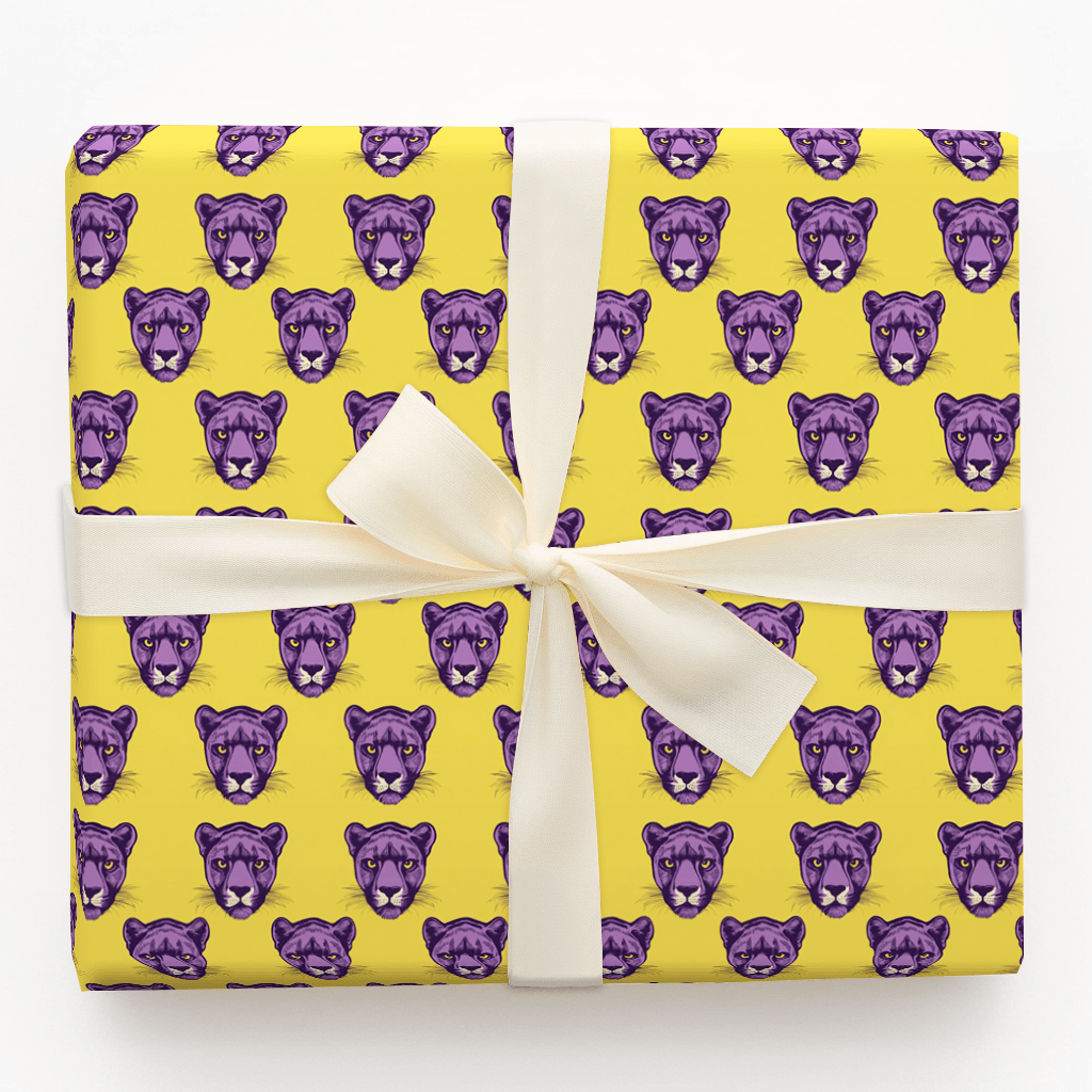 Pounce of Purple - Wrapping Paper - Aspen & Arlo