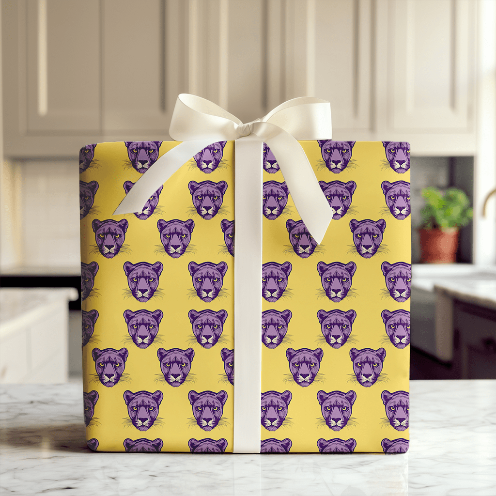 Pounce of Purple - Wrapping Paper - Aspen & Arlo