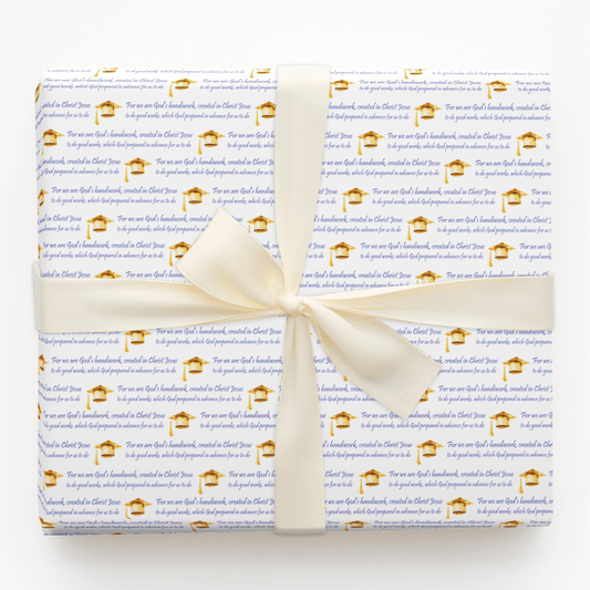 God's Handiwork in Blue - Wrapping Paper - Aspen & Arlo