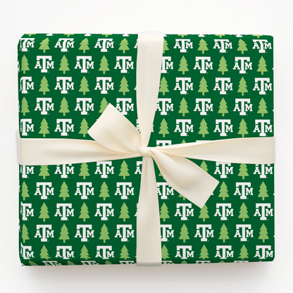 Aggie Holiday Pines - Wrapping Paper - Aspen & Arlo
