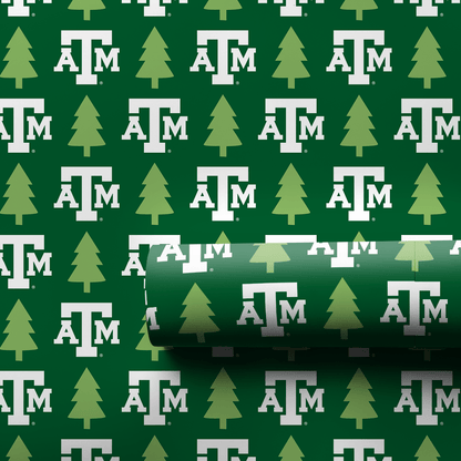 Aggie Holiday Pines - Wrapping Paper - Aspen & Arlo