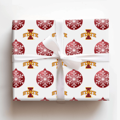 Iowa State Bauble - Wrapping Paper - Aspen & Arlo