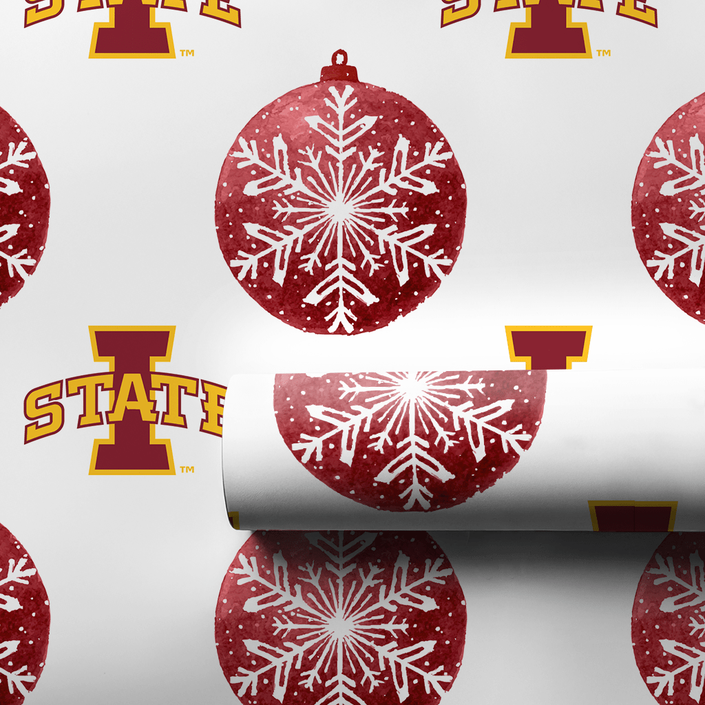 Iowa State Bauble - Wrapping Paper - Aspen & Arlo