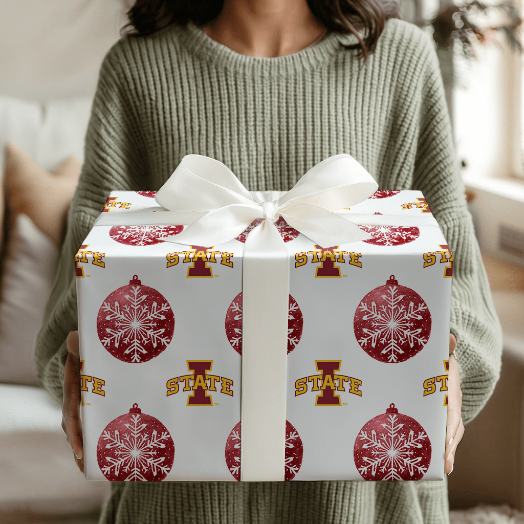 Iowa State Bauble - Wrapping Paper - Aspen & Arlo