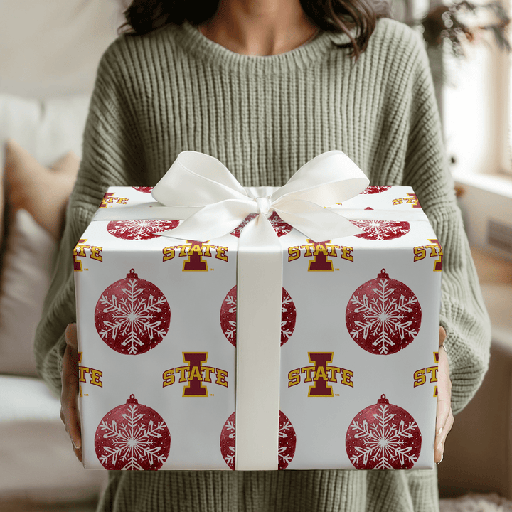 Iowa State Bauble - Wrapping Paper - Aspen & Arlo