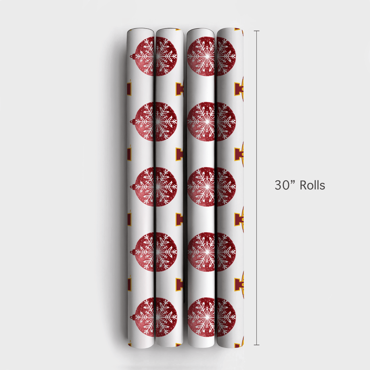 Iowa State Bauble - Wrapping Paper - Aspen & Arlo