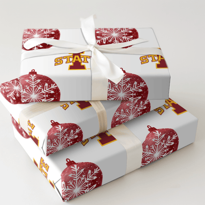 Iowa State Bauble - Wrapping Paper - Aspen & Arlo