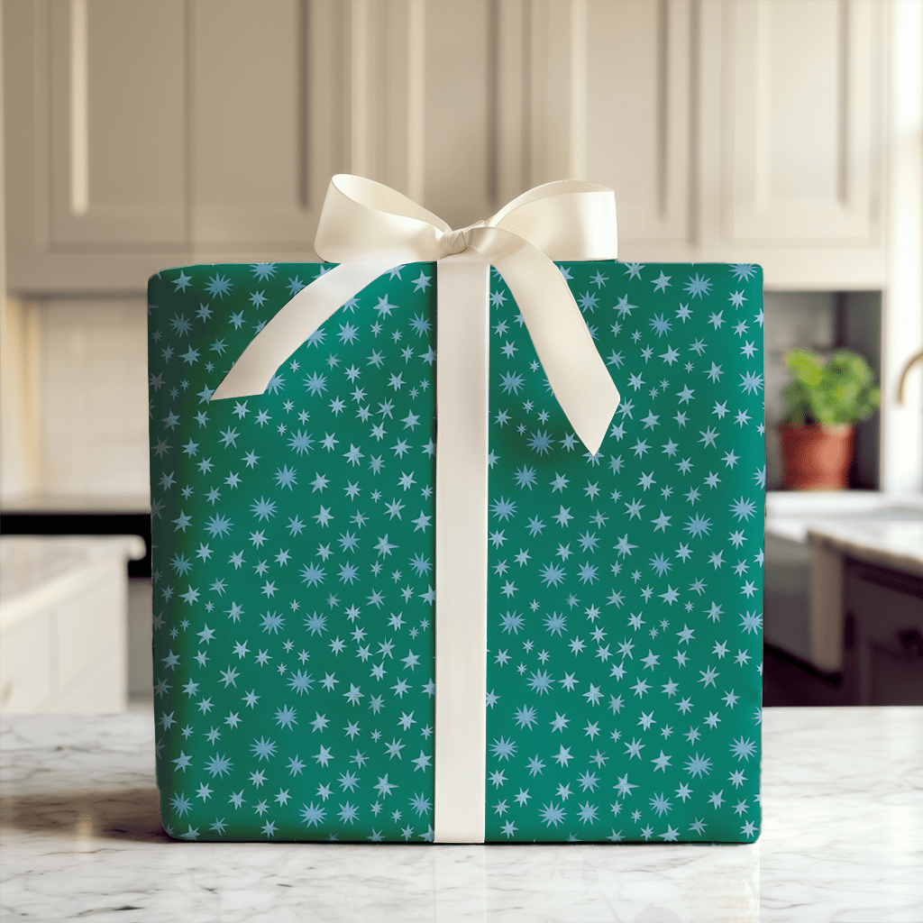 Starlit Blues - Wrapping Paper - Aspen & Arlo