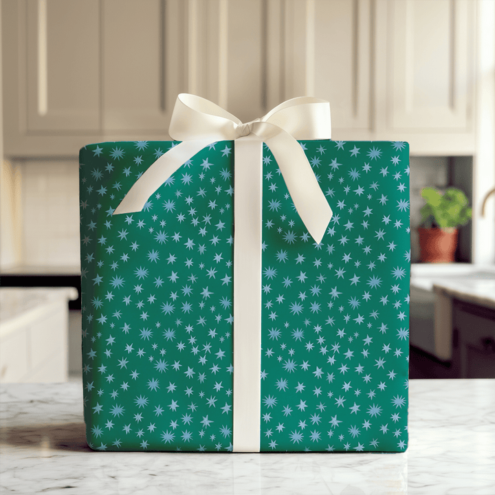 Starlit Blues - Wrapping Paper - Aspen & Arlo