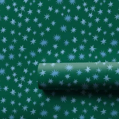 Starlit Blues - Wrapping Paper - Aspen & Arlo