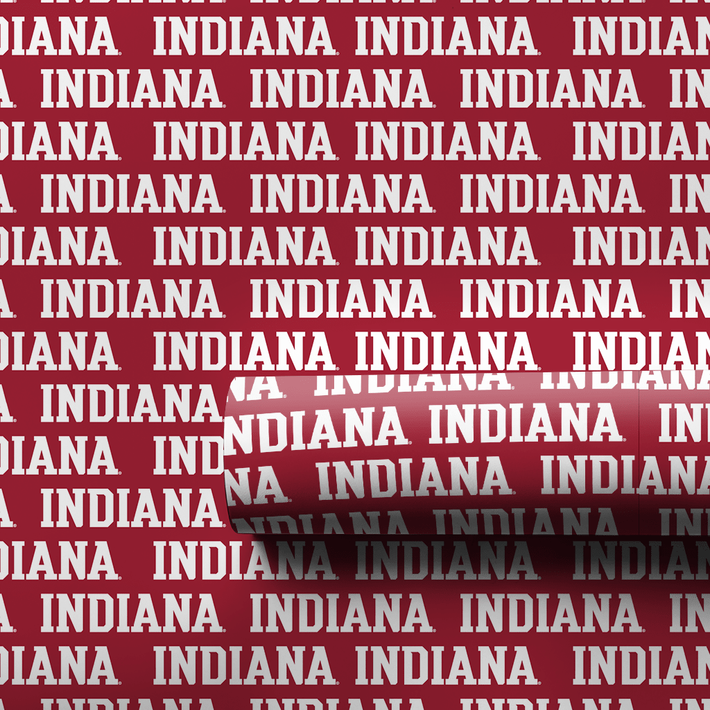 Indiana Wordmark - Wrapping Paper - Aspen & Arlo