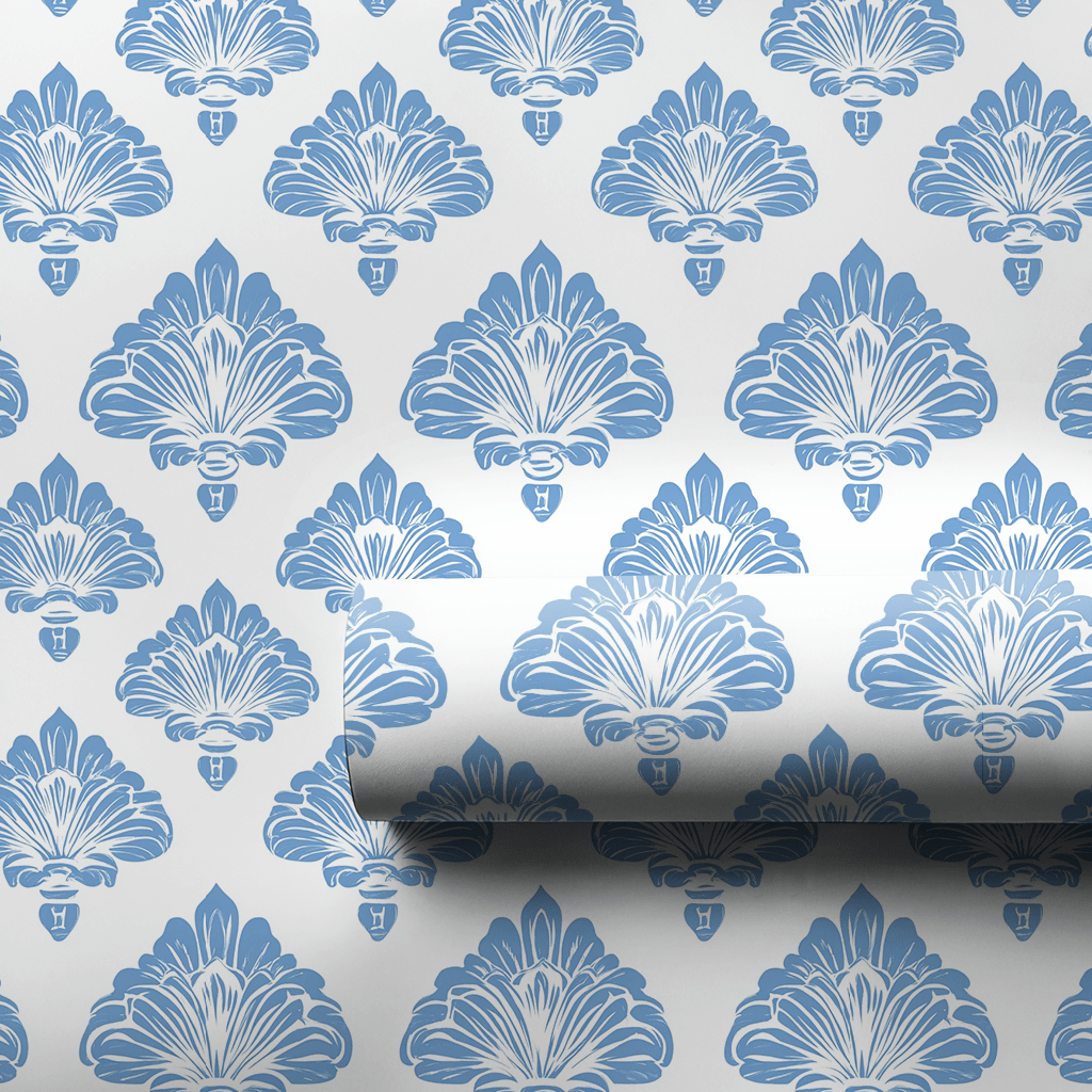 Blue Mist Veil - Wrapping Paper - Aspen & Arlo
