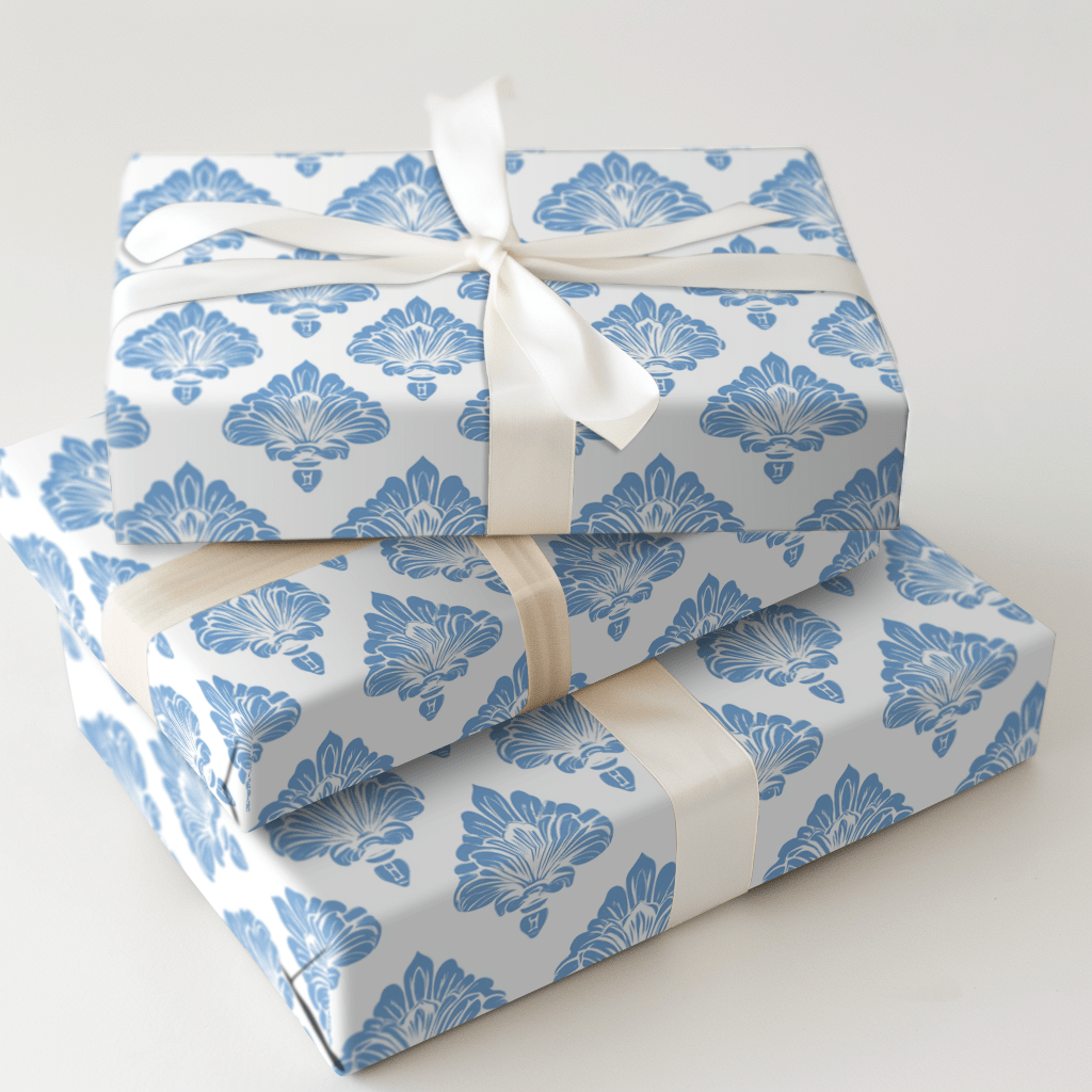 Blue Mist Veil - Wrapping Paper - Aspen & Arlo