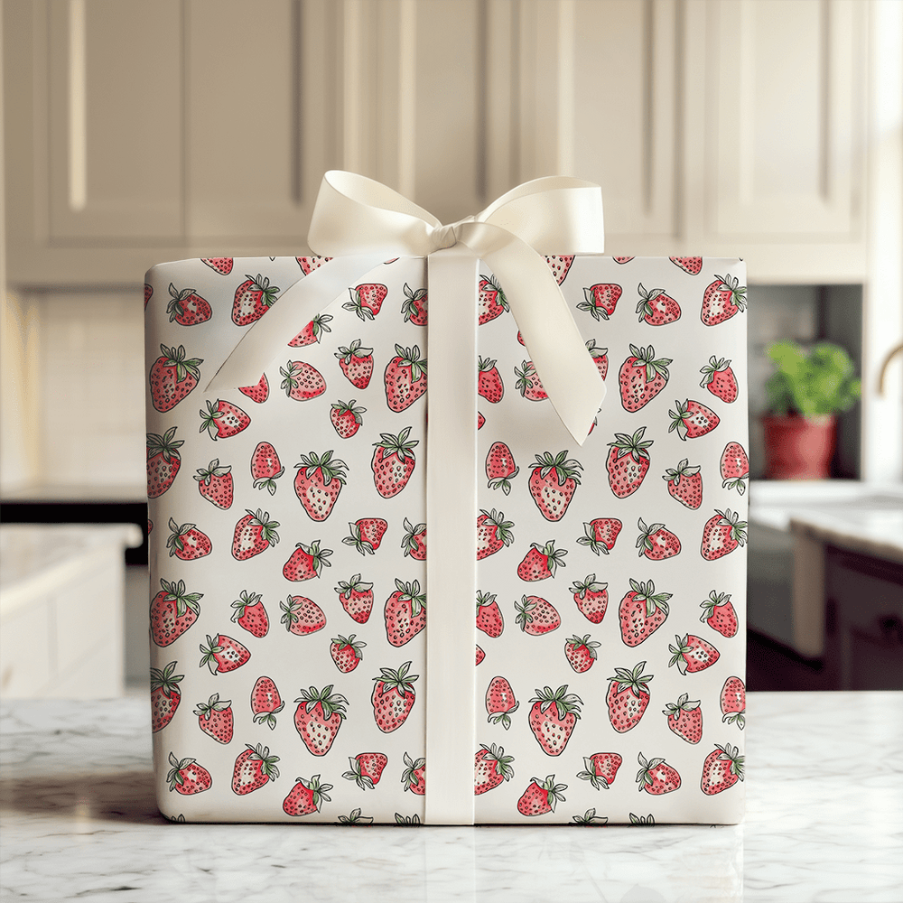 Strawberry Shortcake - Wrapping Paper - Aspen & Arlo