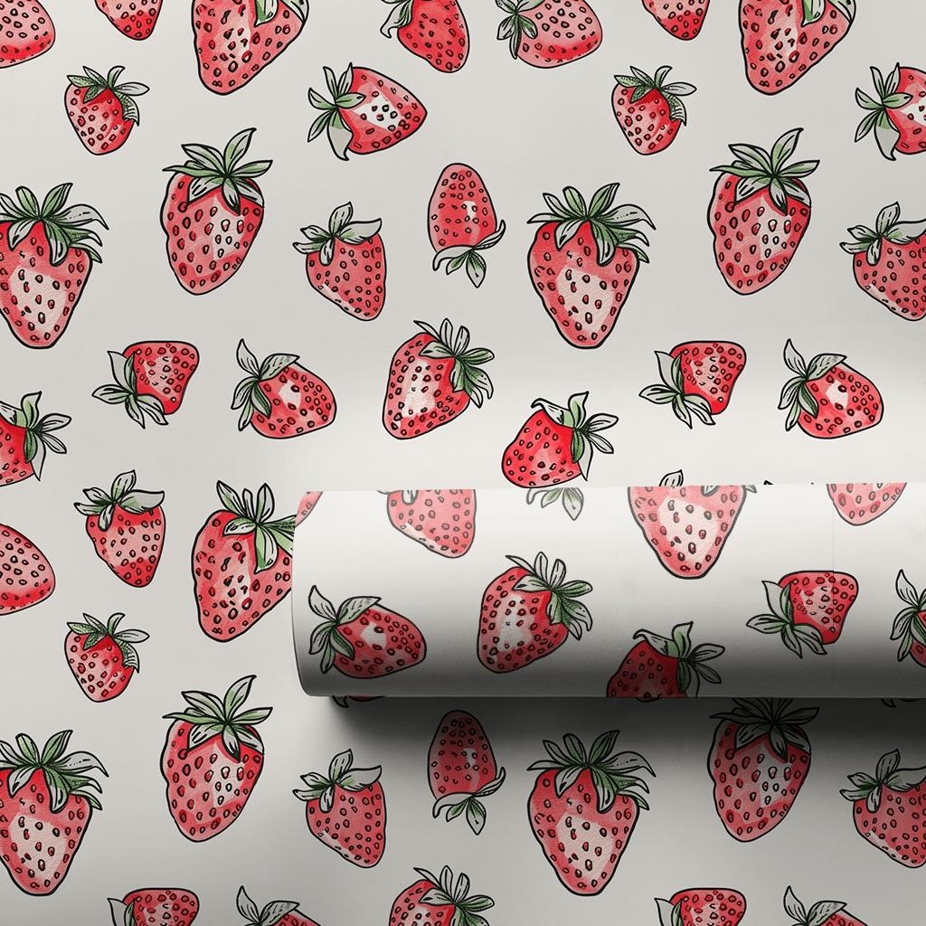 Strawberry Shortcake - Wrapping Paper - Aspen & Arlo