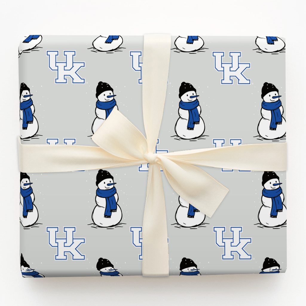 UK Snowman - Wrapping Paper - Aspen & Arlo