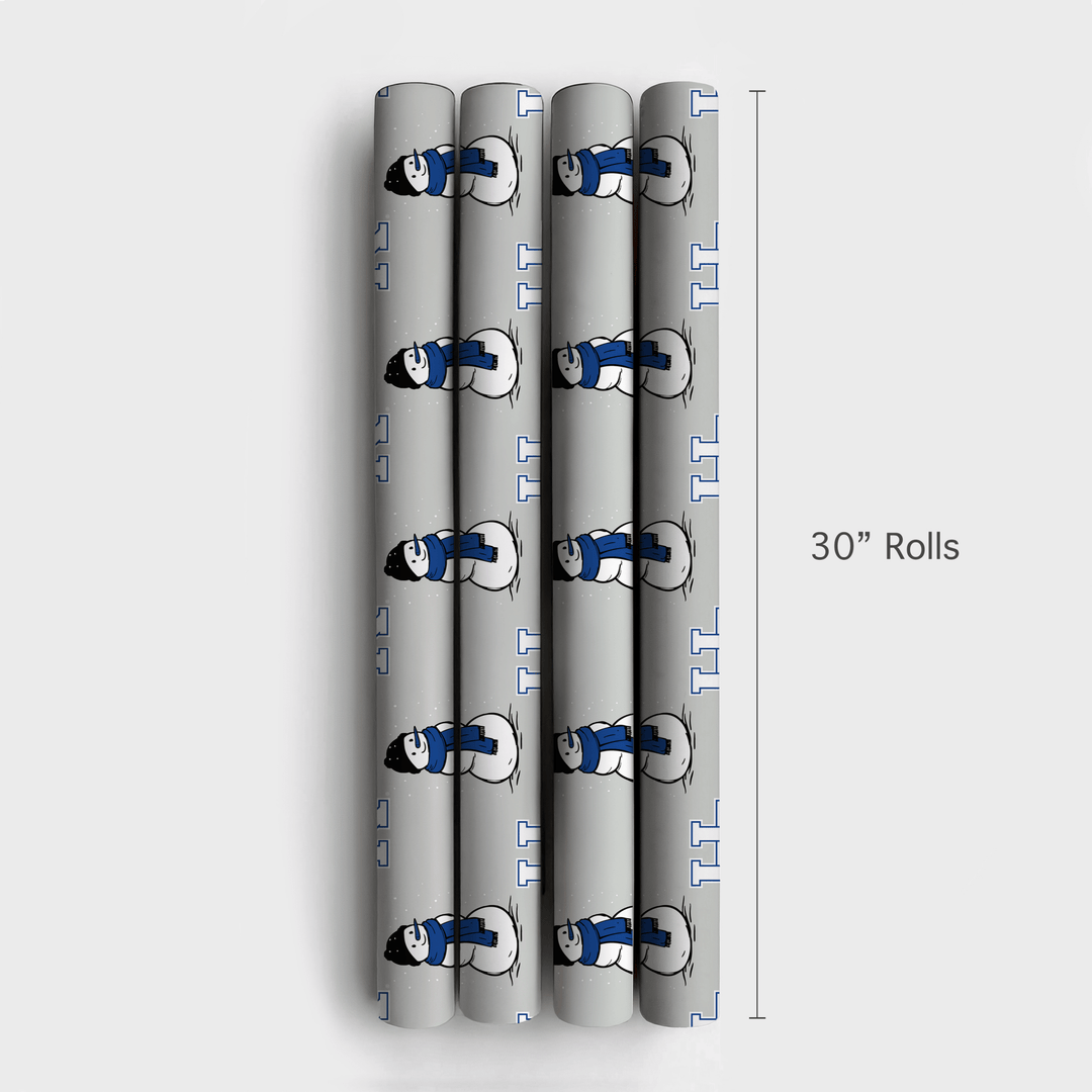 UK Snowman - Wrapping Paper - Aspen & Arlo