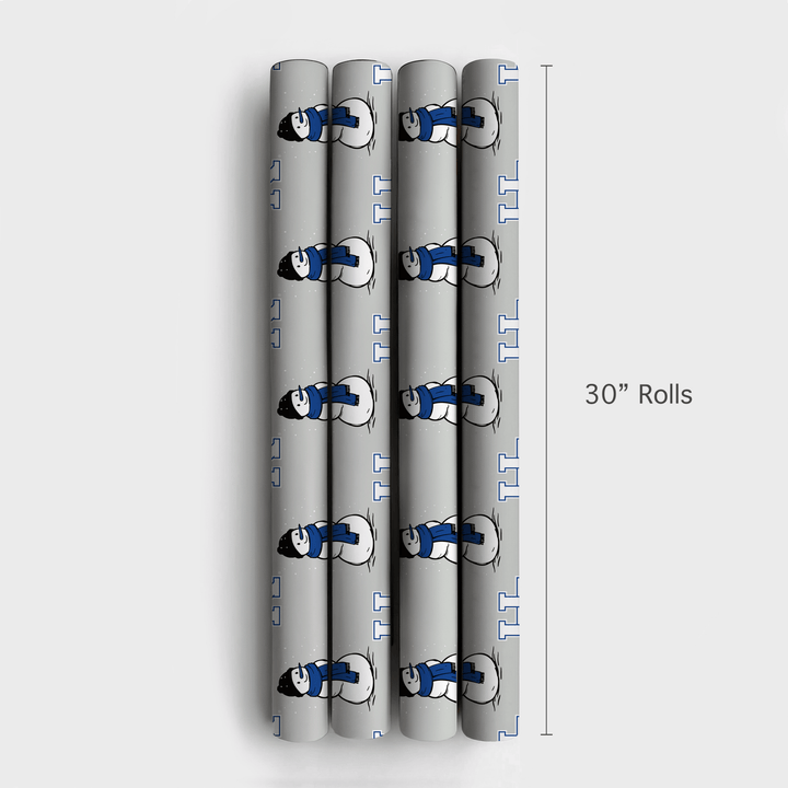 UK Snowman - Wrapping Paper - Aspen & Arlo