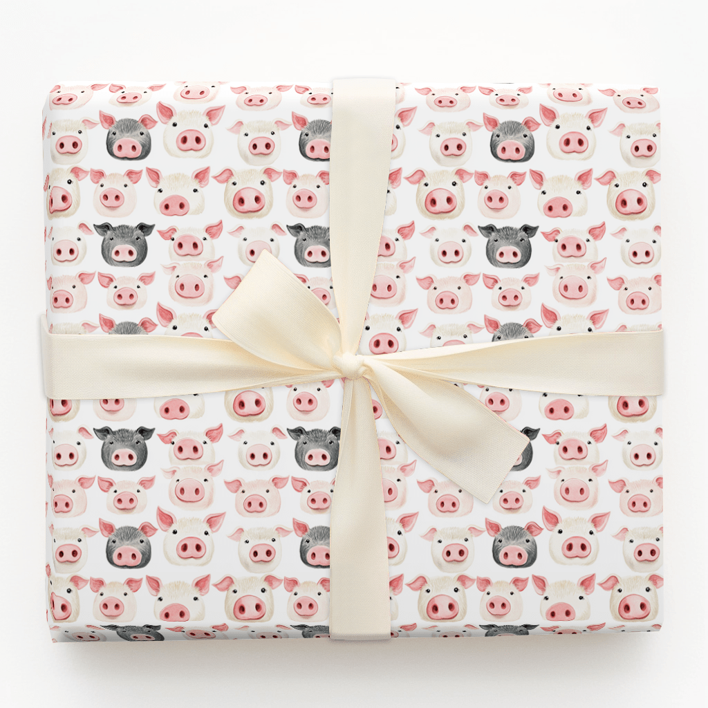 Many Piggies - Wrapping Paper - Aspen & Arlo
