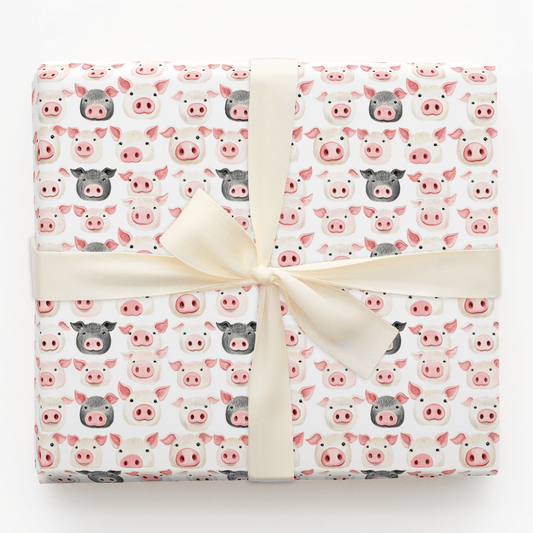 Many Piggies - Wrapping Paper - Aspen & Arlo