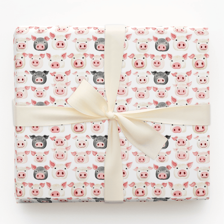 Many Piggies - Wrapping Paper - Aspen & Arlo