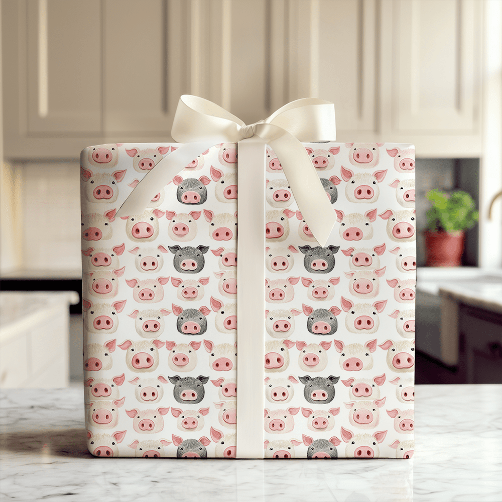 Many Piggies - Wrapping Paper - Aspen & Arlo