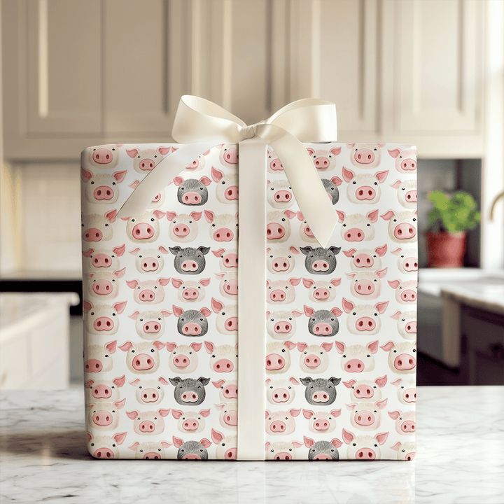 Many Piggies - Wrapping Paper - Aspen & Arlo