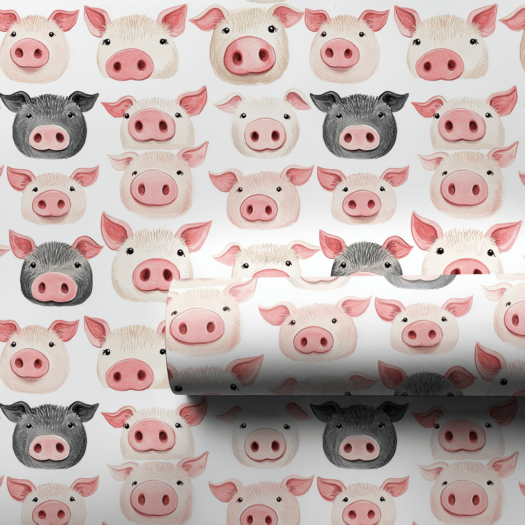 Many Piggies - Wrapping Paper - Aspen & Arlo