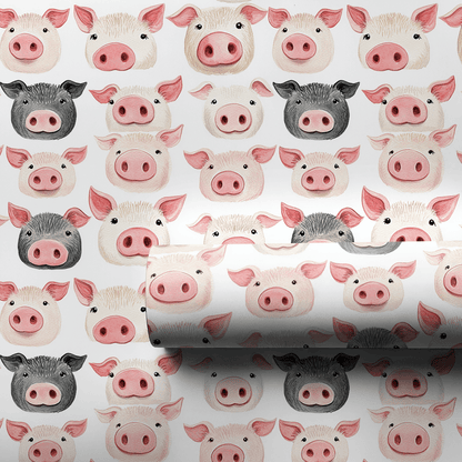 Many Piggies - Wrapping Paper - Aspen & Arlo