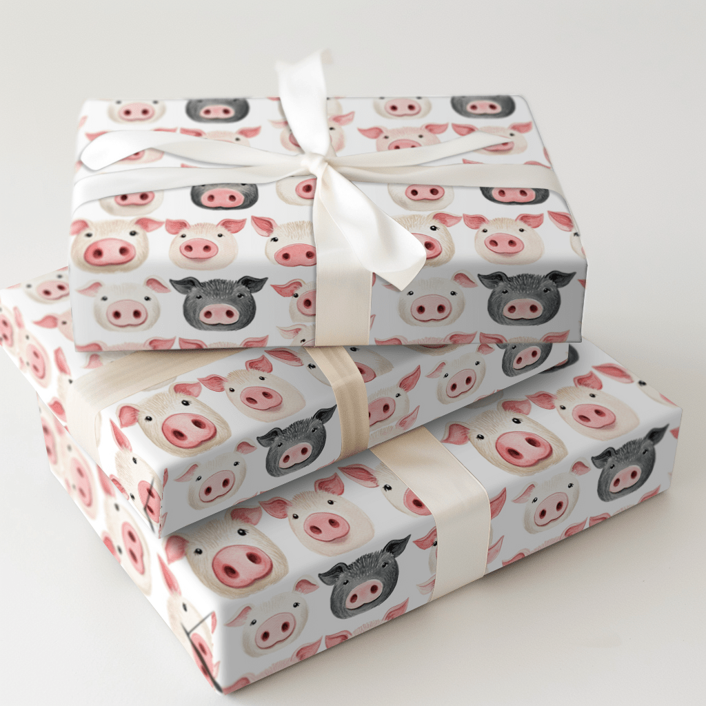 Many Piggies - Wrapping Paper - Aspen & Arlo