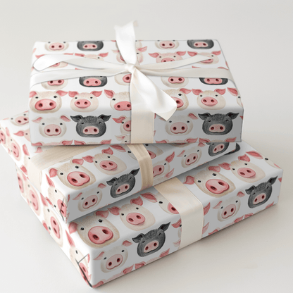 Many Piggies - Wrapping Paper - Aspen & Arlo