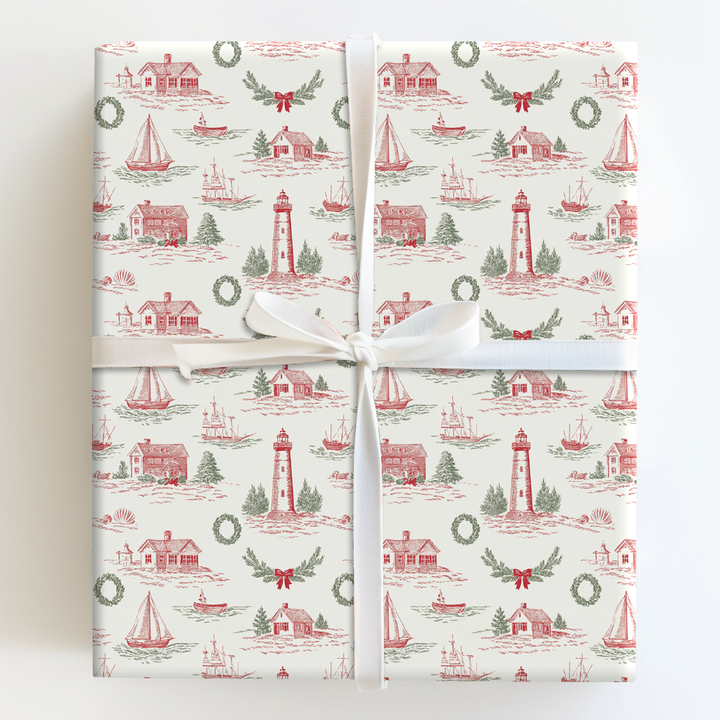 Coastal Christmas Toile