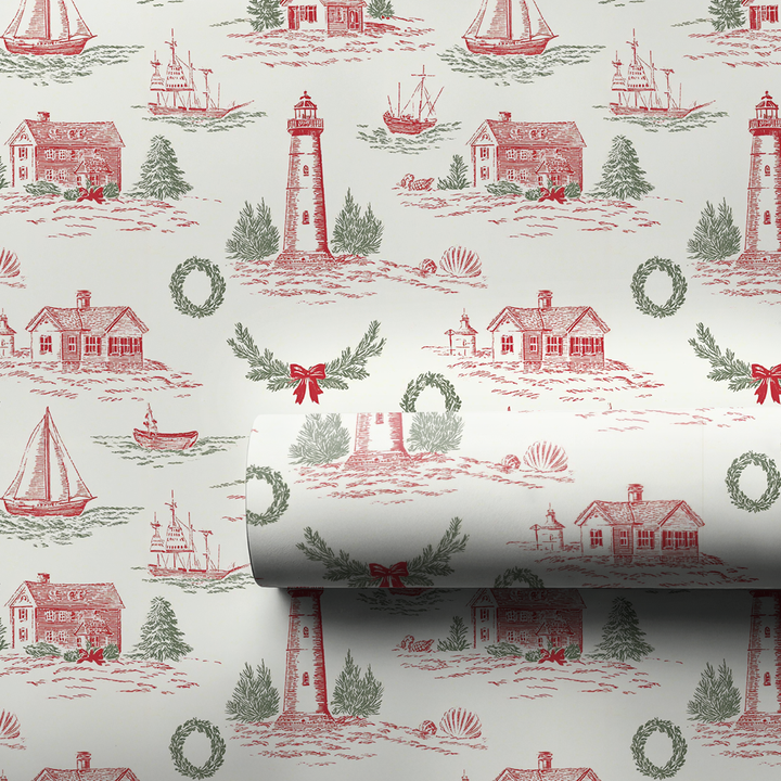 Coastal Christmas Toile