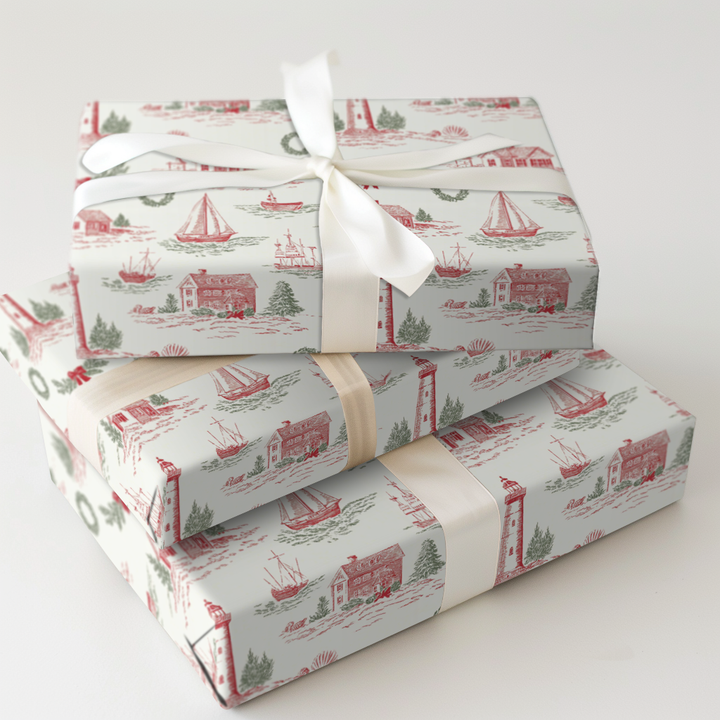 Coastal Christmas Toile