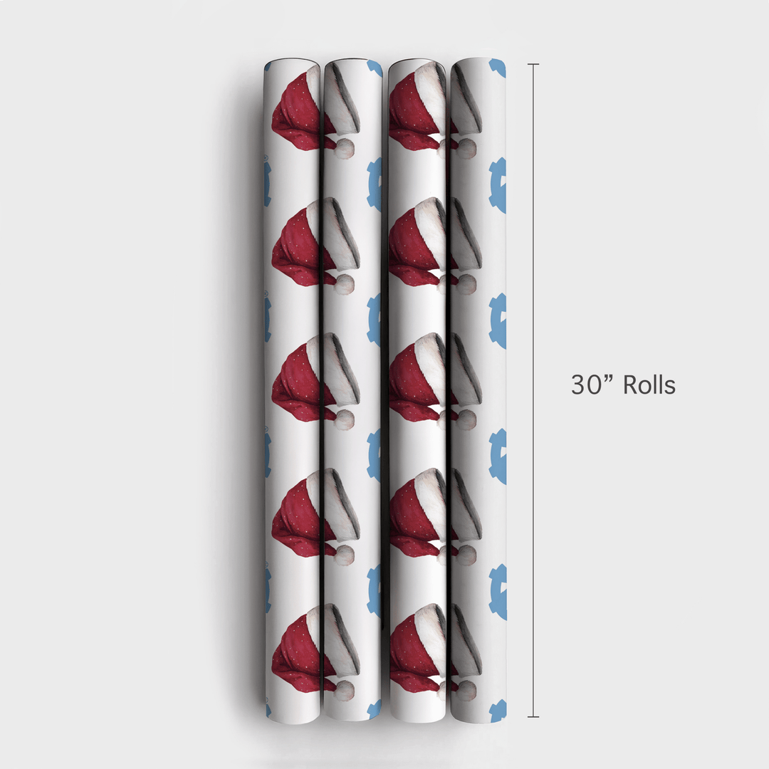 True Carolina Claus - Wrapping Paper - Aspen & Arlo
