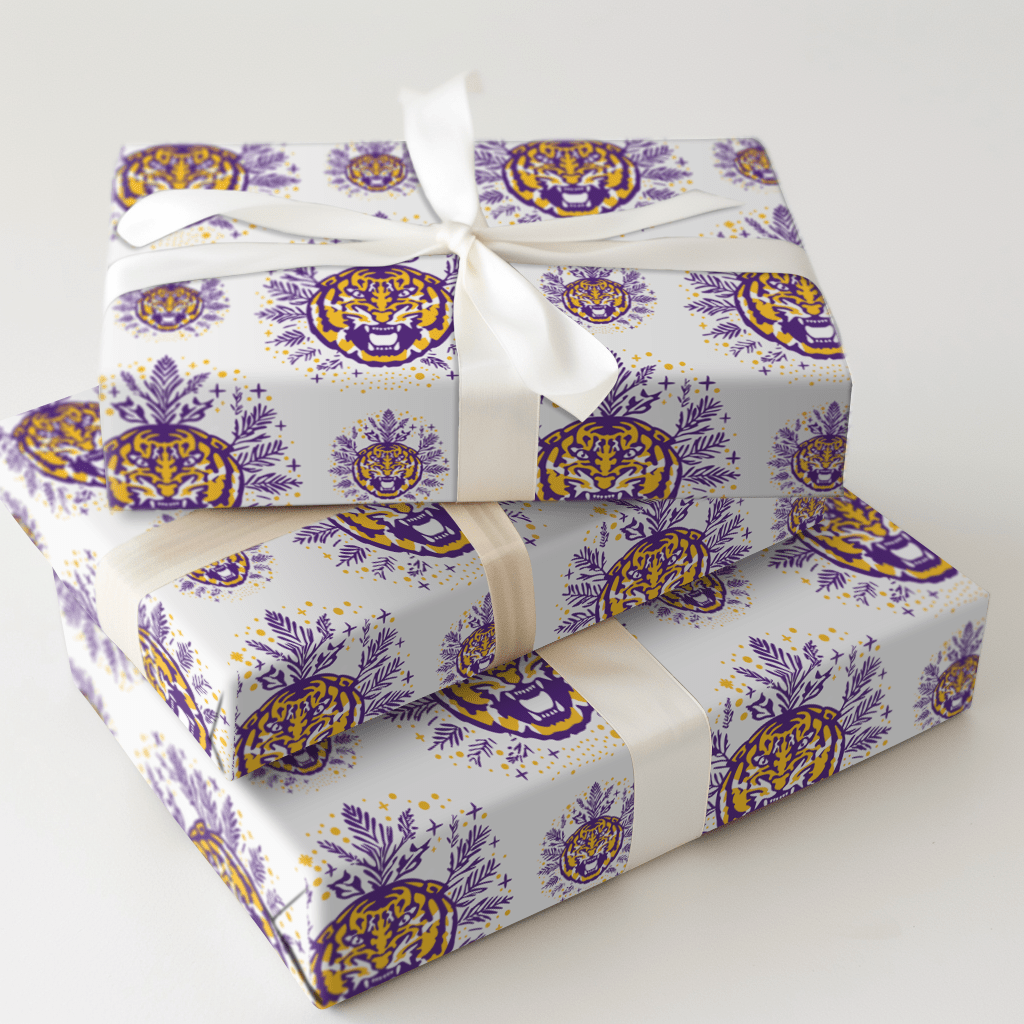 Tiger Snowflake - Wrapping Paper - Aspen & Arlo