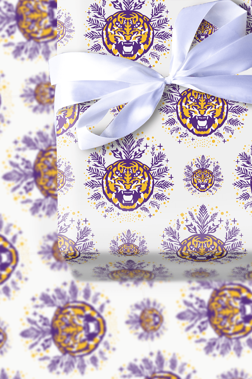 Tiger Snowflake - Wrapping Paper - Aspen & Arlo